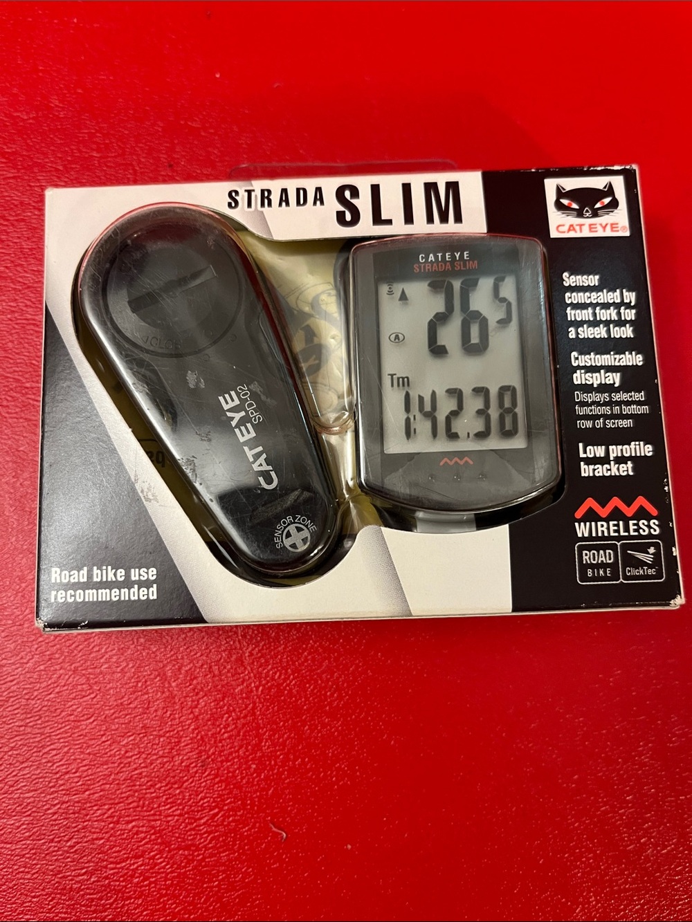 Cateye Strada Slim Wireless Cycle computer, Universal sensor